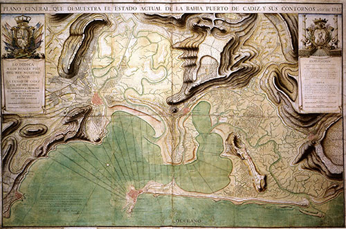 Plano de la Bahía de El Puerto 1743