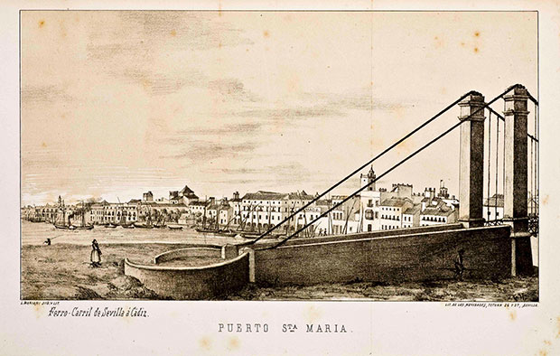 El Puerto de Sta. María en la «Guía de viajeros por el ferrocarril de Sevilla a Cádiz» de 1864