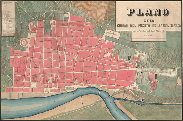 El Plano Geométrico de El Puerto de Miguel Palacios (1865). El primer plano urbano levantado a instancias municipales