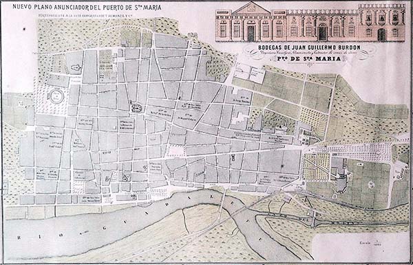 1889 Plano Anunciador Miguel Palacios