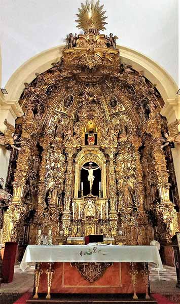 La iglesia conventual de San Francisco .- IV. El retablo mayor - Betilo El  Puerto