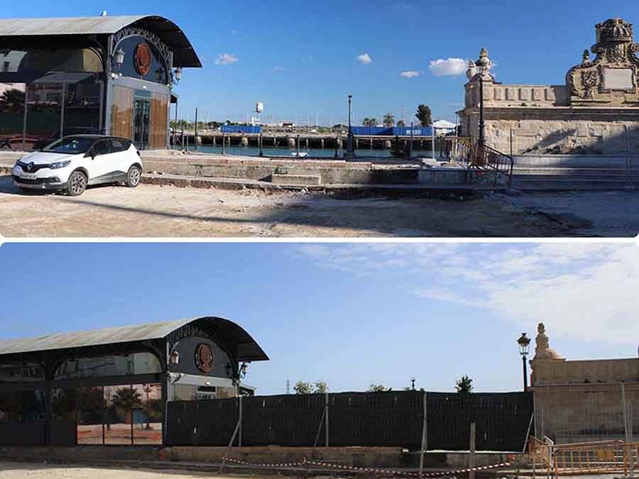 Vuelven las ocupaciones del espacio público por el pub «La Cristalera»en plena ejecución de las obras del paseo fluvial